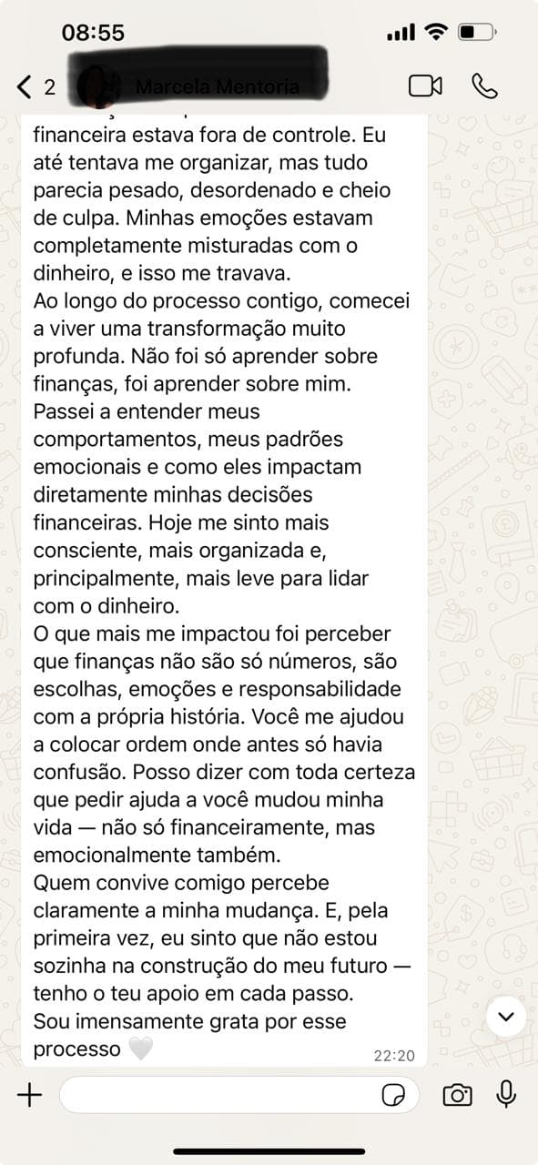 Depoimento de cliente - Mudança de vida