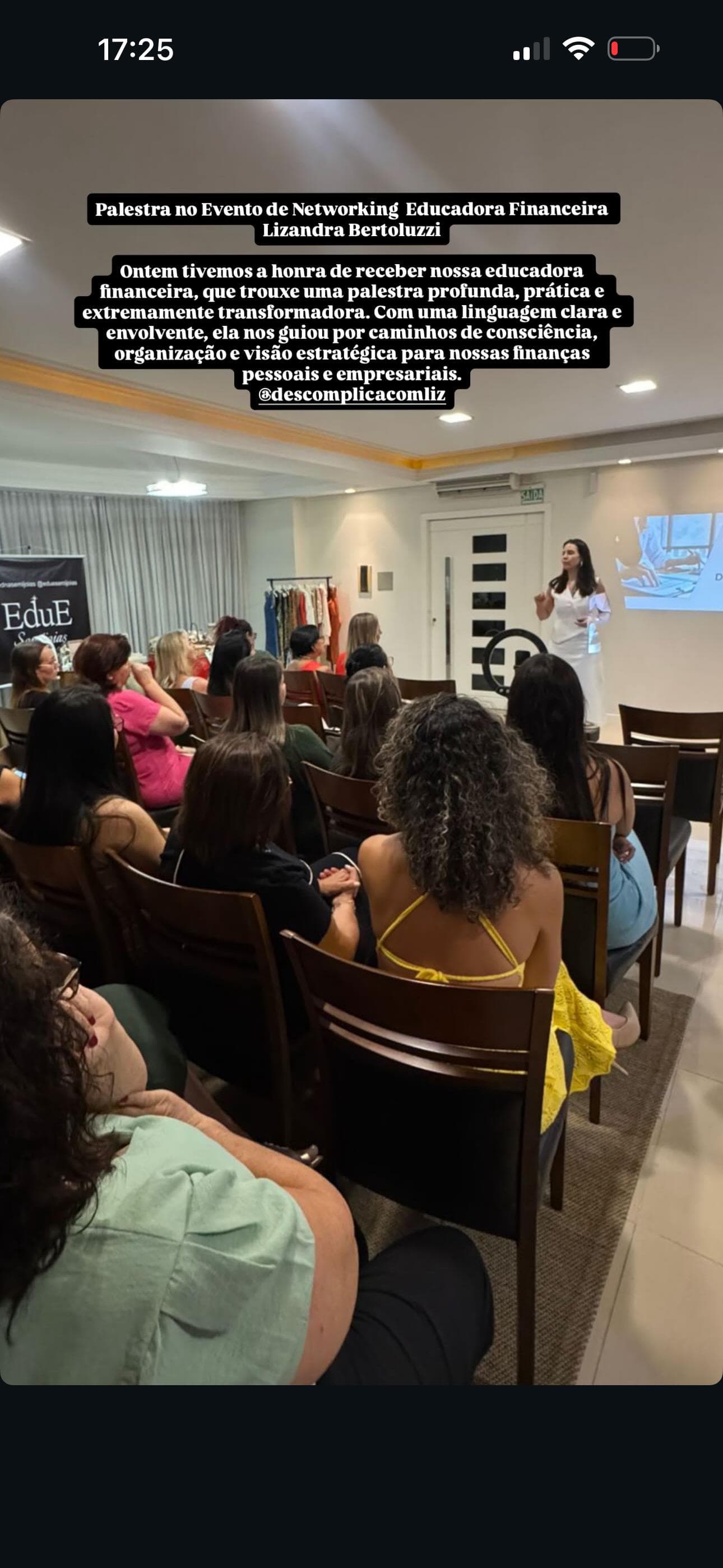 Palestra sobre faturamento e lucro - Momento 2